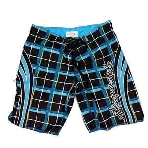 Aeropostale Aero 87 Men's Plaid Swim Board Shorts Y2K Size 36